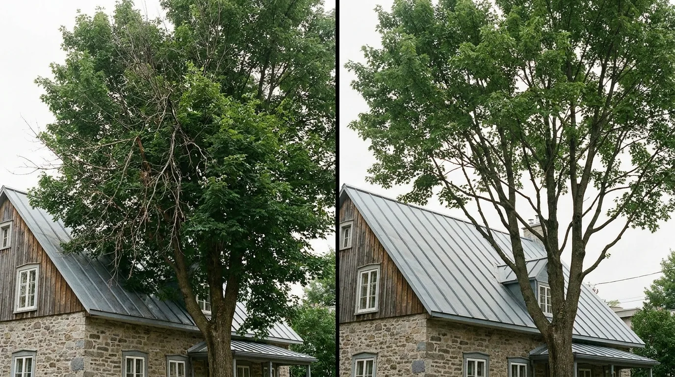 Émondage d'arbre · Québec