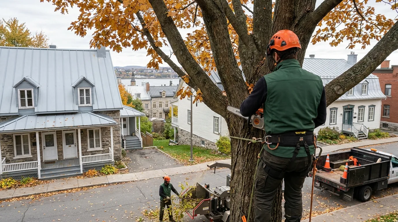 Abattage d'arbre : faut-il un permis municipal au Québec ? (Québec)